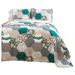 Contemporary Quilts And Quilt Sets by Lush Decor