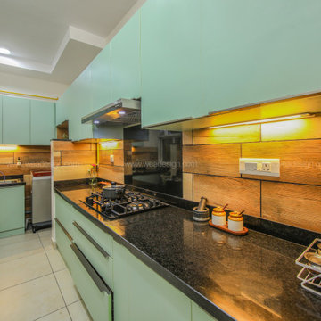 Kitchen Interior Design project at Prestige Song Of The South