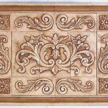 kitchen tile backsplash mural