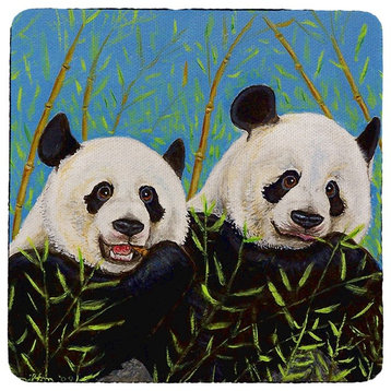 Betsy Drake Pandas Coaster Set of 4