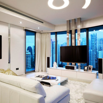Living Room - Kim Seng Road, The Trillium by Neu Konceptz