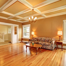 Refinish floor living room