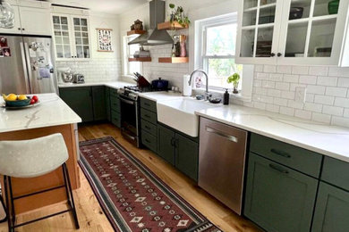 Farmhouse home design photo in Other