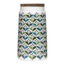 Retro Food Storage Container - Kitchen Canisters And Jars