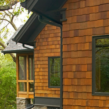 Shingle Style with Stone