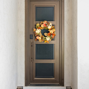 Desert Contemporary Iron Entry Door Exclusive
