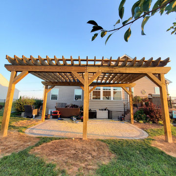 Built to Last Custom Design & Install Pressure Treated Pergola - Hanover, PA