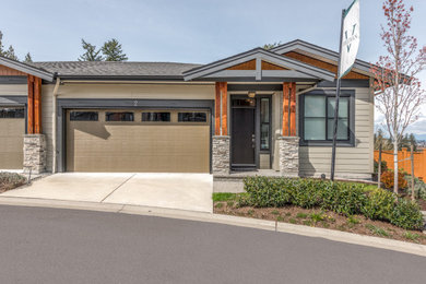 Inspiration for a contemporary home design remodel in Vancouver