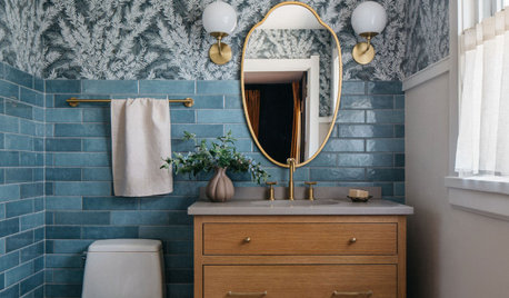 6 Dramatic New Powder Rooms