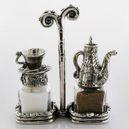 Tea Set Salt and Pepper Shakers - Salt And Pepper Shakers And Mills