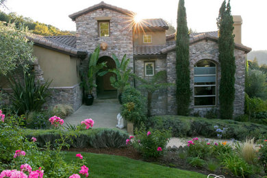 Inspiration for a mediterranean entryway remodel in San Francisco