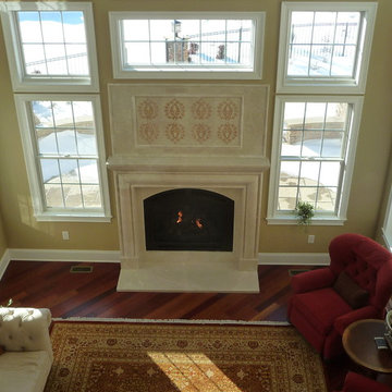 Marble Elegance Fireplace