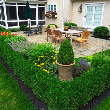Lititz, Pa. Perennial Garden and Flagstone Patio
