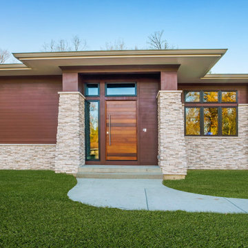 Elegant, Custom Modern Prairie Home