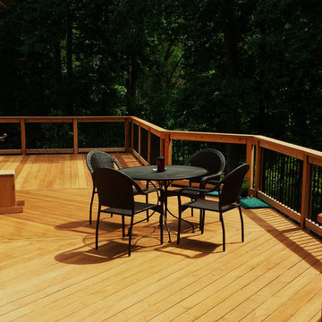 Multi-Level Deck with Screen Room