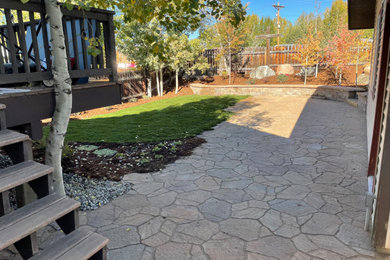 Inspiration for a contemporary patio in Denver.