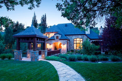 Traditional exterior home idea in Salt Lake City