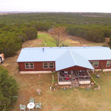 Slate Blue Standing Seam Mechanical Lock Metal Roof