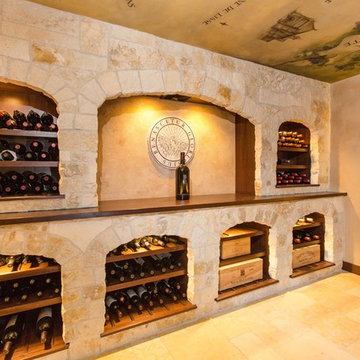 Old Meets New Wine Cellar