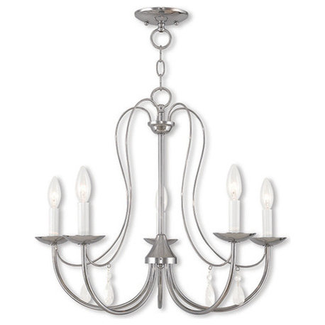 Mirabella Chandelier, Polished Chrome