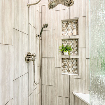 Transitional Master Bathroom Remodel