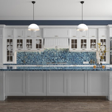 THUNDER BLUE POLISHED COUNTERTOPS