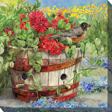 Robin Nest Outdoor Art, 24"x24"
