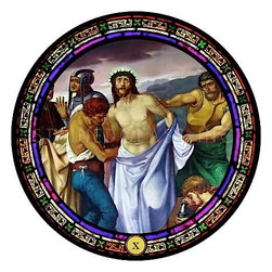 Panel# 10027 / Station 10: Jesus is Stripped of His Garments - Windows And Doors