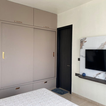 Wardrobe and TV Unit