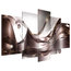 "Golden Storm" Acrylic Prints, 100x200 cm, Set of 5