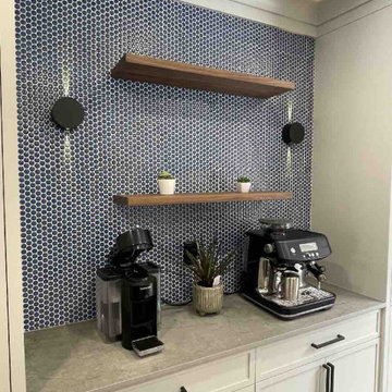 Blue and White Kitchen