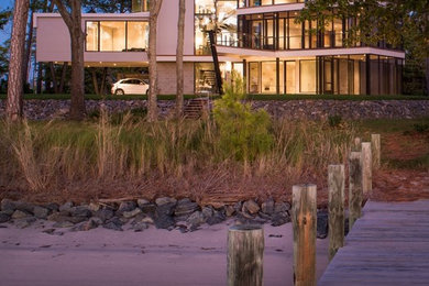 Inspiration for a modern exterior home remodel in DC Metro