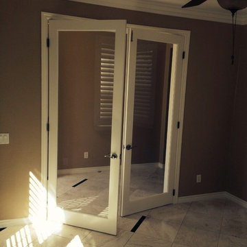 Interior office doors.