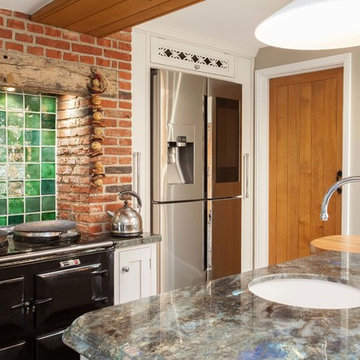 shaker kitchen with stunning worktops