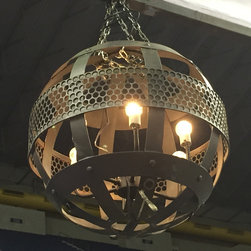 Modern Iron Light Fixture - Lighting