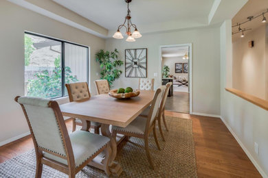 Inspiration for a transitional dining room remodel in Sacramento