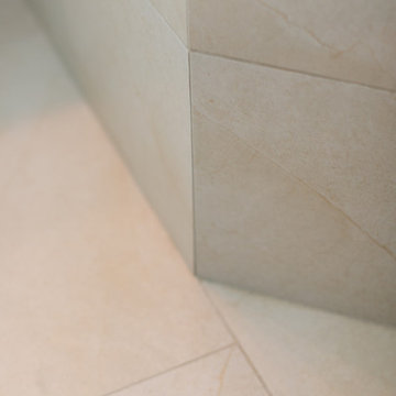 Master Bathroom | Expand and Brighten Shower | Repaint Walls & Ceiling