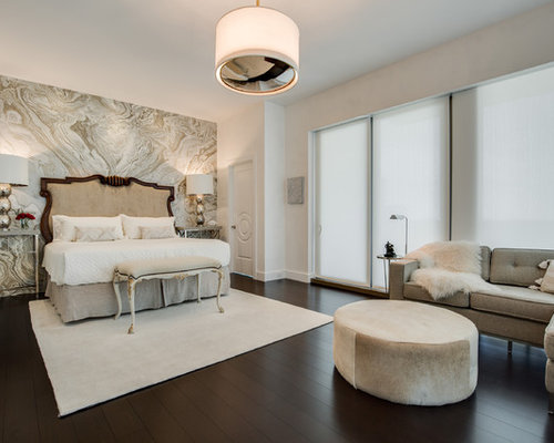 Colosseo Marble  Bookmatch Feature Wall in Master  Bedroom 