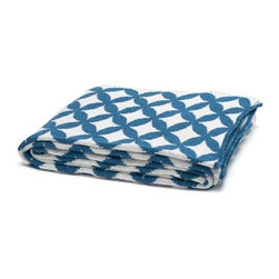 Eco Reversible Trellis Throw-Teal/Milk - Products