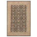 Bareens Designer Rugs - Shabby Chic Ziegler Angella Green/Beige Wool Rug - 8'9'' x 11'11'' - A Persian influenced Turkish hand knotted rug made by skilled artisans capable of creating the most exceptional vegetable dyes and hand-spun New Zealand wool. This gorgeous one of a kind Peshawar Kafkaz handmade rugs is also known as a Chobi Ziegler Rug. This gorgeous rug is extremely versatile and is famous for its pleasing color palette and informal design that works in a myriad of interiors. It has been expertly hand-tied, finished, sun-dried, and can contain up to 1.5 million knots. It takes 4 skilled artisans to hand knot this rug nine to twelve months to complete this piece of art. The invigorating colors and patterns in this rug will give your home an elegant and fresh appearance. While drawing upon the coloring and patterns of antique rugs, contemporary Peshawar pieces incorporate modern design motifs and feature vibrant color tones. Give your room a luxurious look and feel with this beautiful rug with gorgeous color pallet. The intricate design allows this oriental rug to create a royal ambience in any d�cor. Hand knotted construction and natural fibers gives this rug soft feel under your feet.