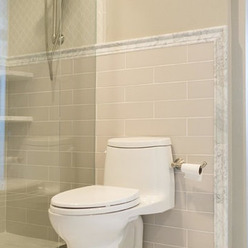 Child's Bathroom Remodel with Barn Door