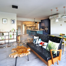 Houzz Tour: This 5-Room Flat Uses Many Patterns to Create Zones