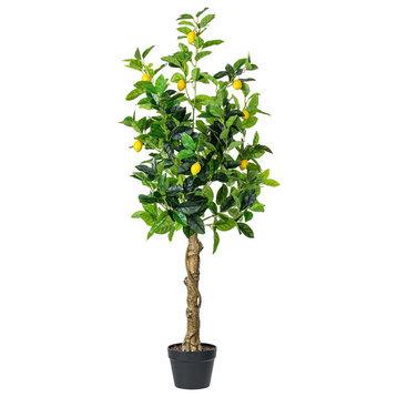 Vickerman Artificial Real Touch Fruit Tree., Green/Yellow, 51"