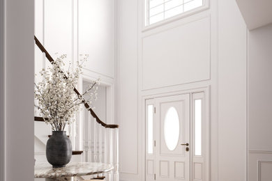 Elegant entryway photo in New York