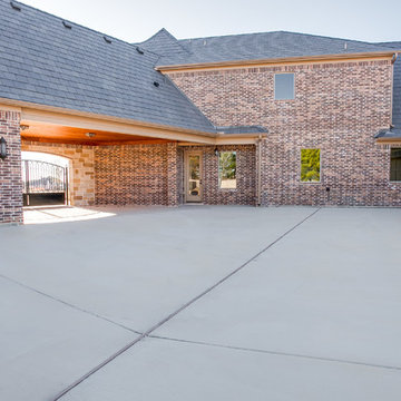 Traditional Brick & Stone with a Glamorous Interior