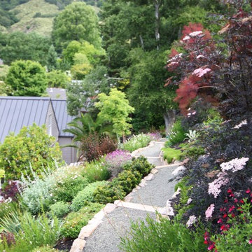 Dramatic Hillside Garden