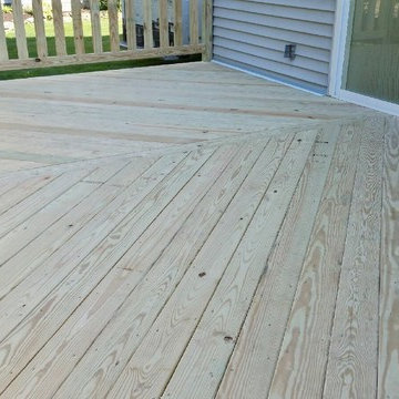 Fishbone Decking Pattern