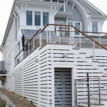 Rear exterior stair