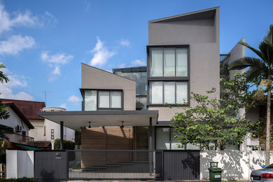 Example of a trendy home design design in Singapore