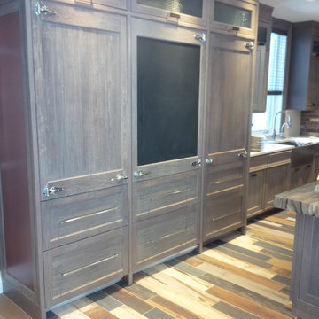 Custom Kitchen with an Aquarium